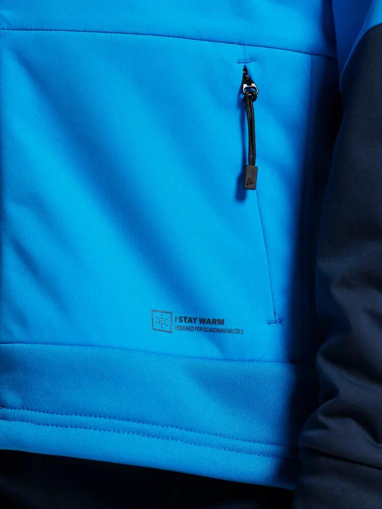 craft Core Warm Jacket Jr – Casaco júnior impermeável e corta‑vento 6/7