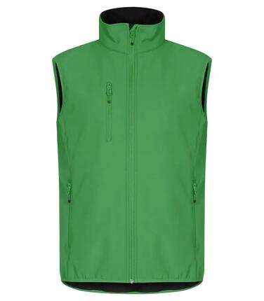 clique Classic Softshell Vest — 3-laags softshell-vest van gerecycled polyester
