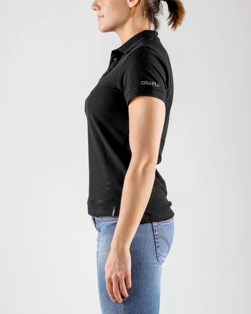 craft Polo Piqué Casual Mulher - Mistura Algodão-Poliéster 4/7