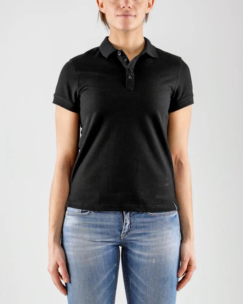craft Polo Piqué Casual Mulher - Mistura Algodão-Poliéster 3/7