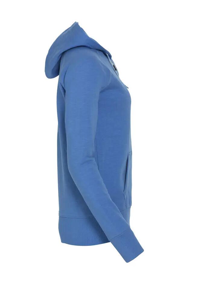 clique Loris Women - Damen Kapuzenjacke mit Reißverschluss aus Slub-Baumwollmix 4/4