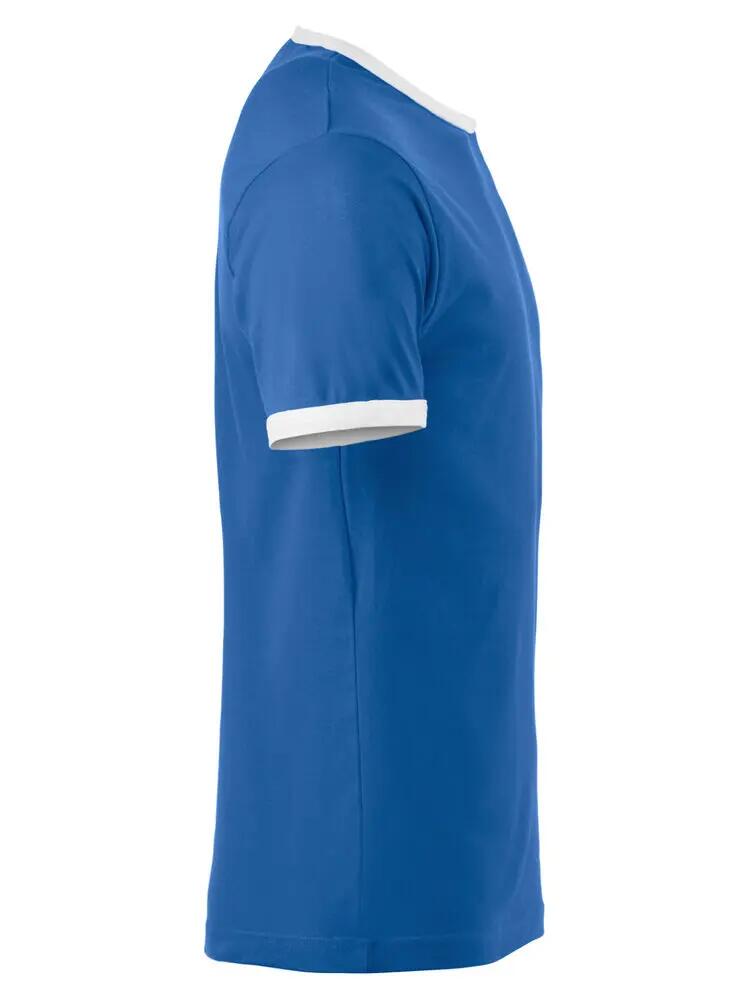 clique T-shirt Nome unisexe en coton peigné – encolure et poignets contrastés 4/4