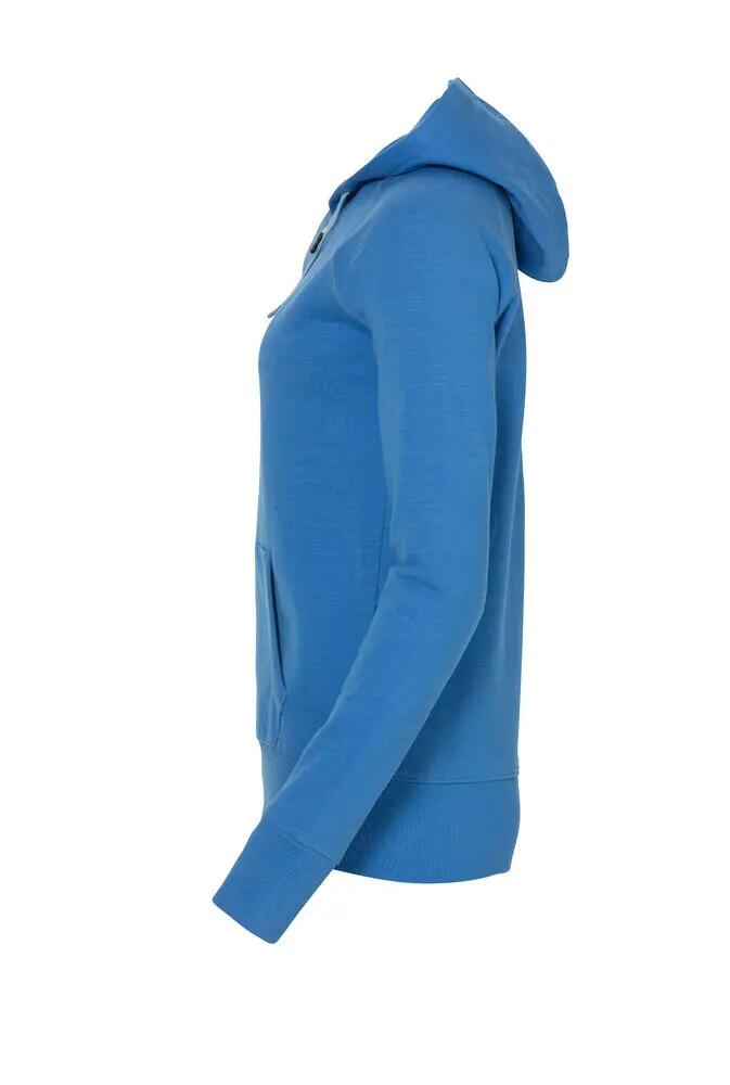 clique Loris Women - Damen Kapuzenjacke mit Reißverschluss aus Slub-Baumwollmix 3/4