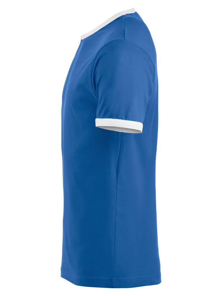 clique T-shirt Nome unisexe en coton peigné – encolure et poignets contrastés 3/4