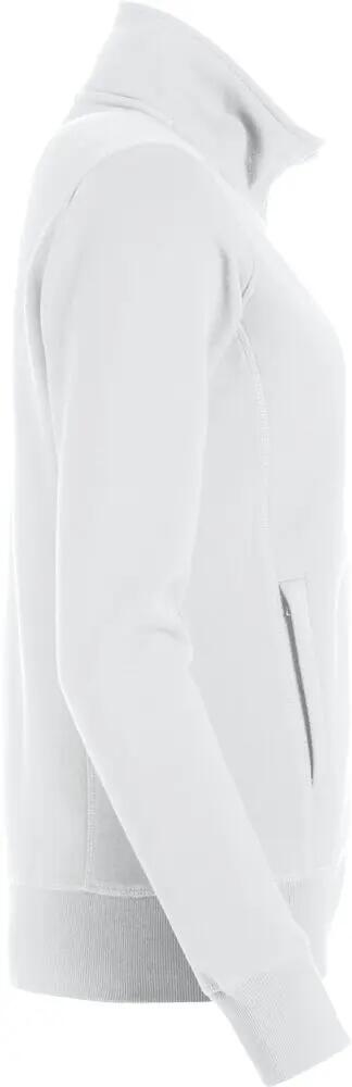 clique Classic Cardigan Women – cardigan sweat com bolsos com fecho, branco 4/4