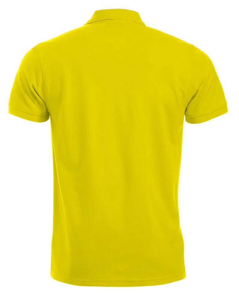 clique Polo Manhattan visibility yellow – manga corta, cuello con rayas jacquard 2/4