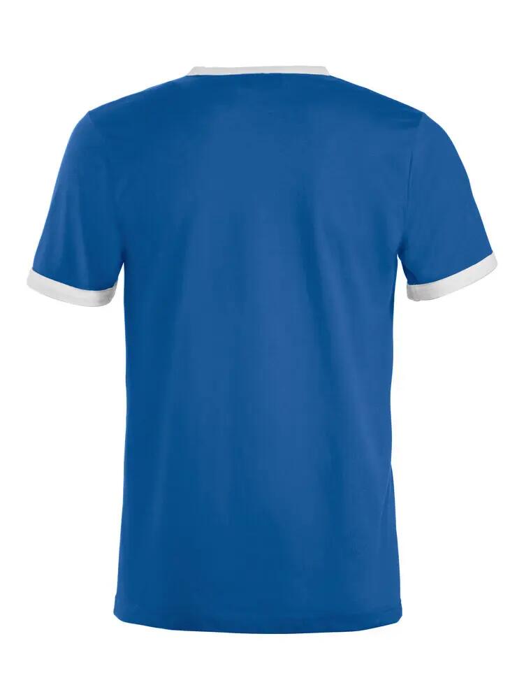 clique T-shirt Nome unisexe en coton peigné – encolure et poignets contrastés 2/4