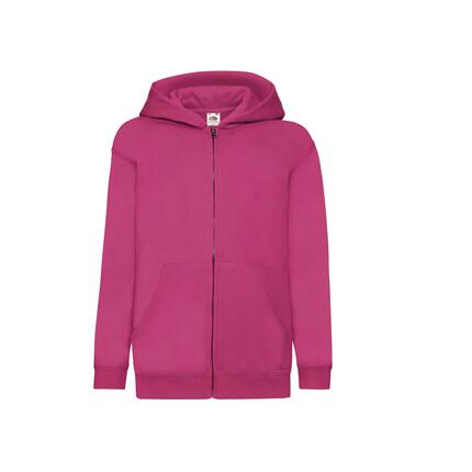 Sweatshirt à capuche zippé enfant Fruit of the Loom Classic