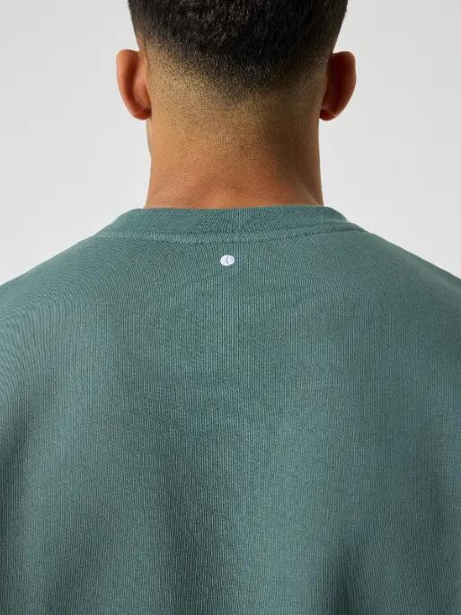 bjorn_borg BORG OVERSIZED LOGO SWEATSHIRT — BALSAM GREEN 4/4
