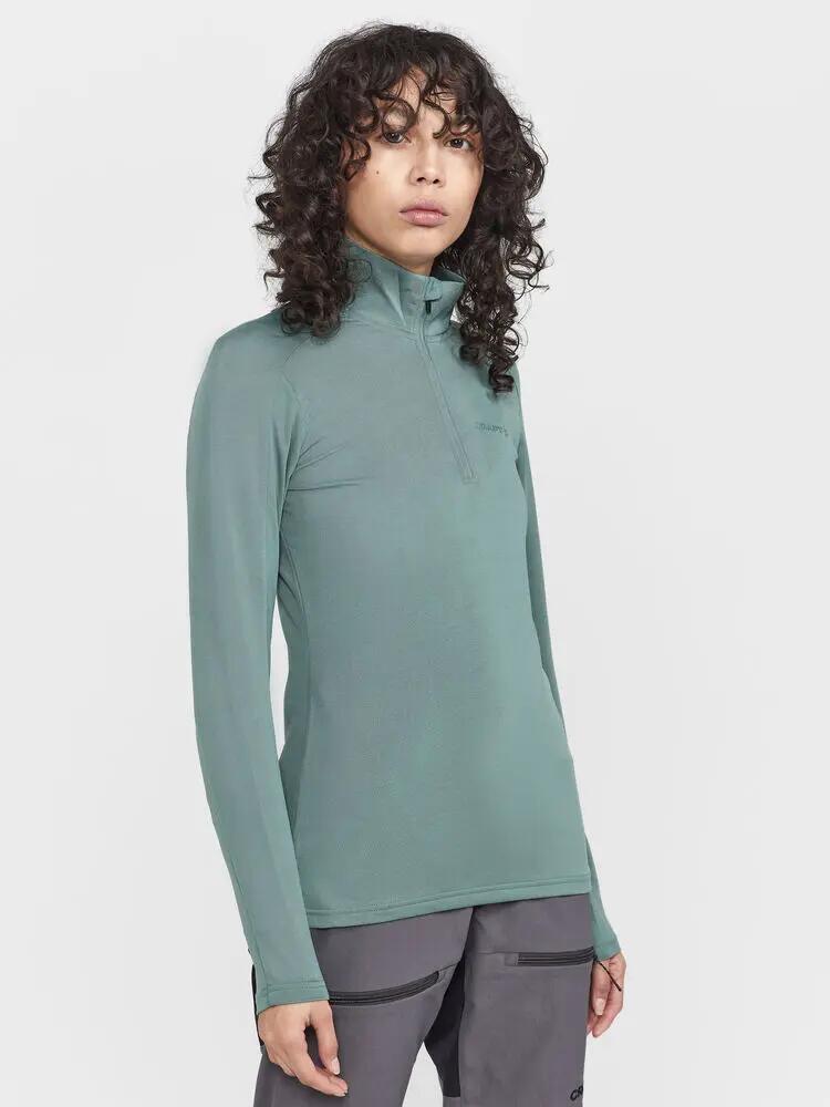 craft Gain Midlayer W - midlayer donna con mezza zip 3/4