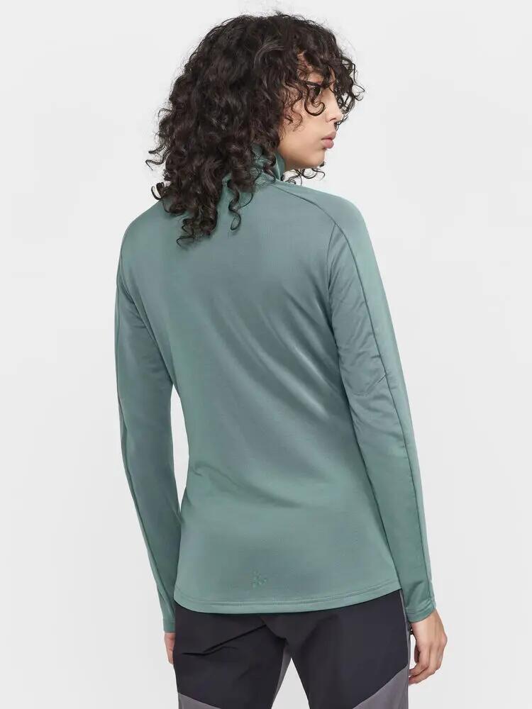 craft Gain Midlayer W - midlayer donna con mezza zip 2/4