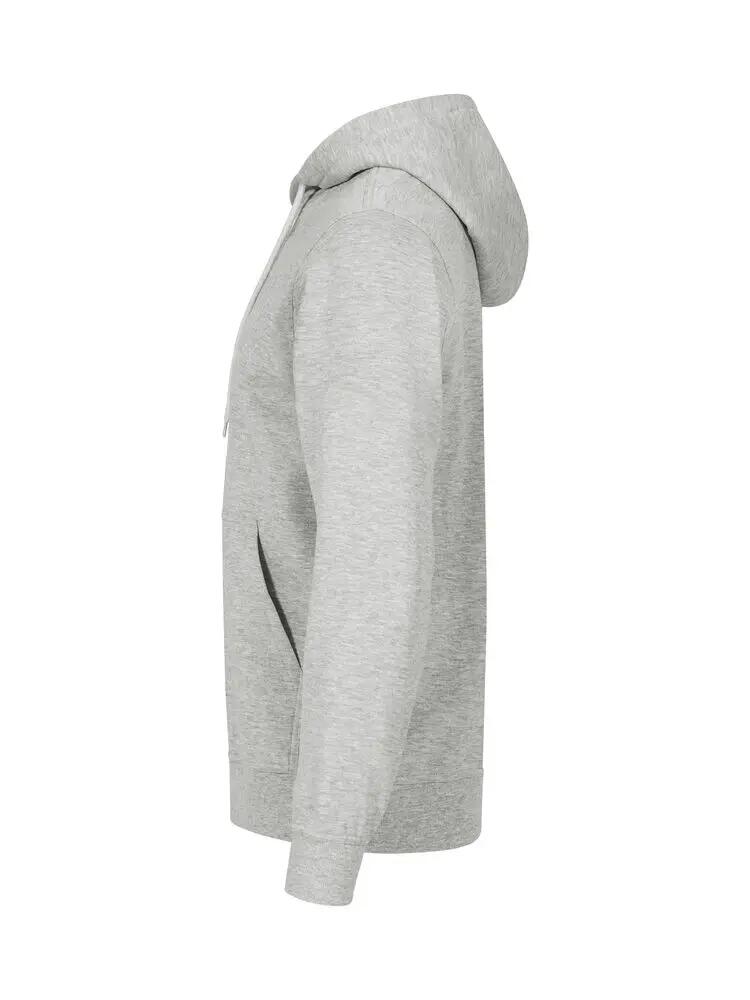 clique Miami Hoody in cotone e poliestere riciclato — Ash 3/4