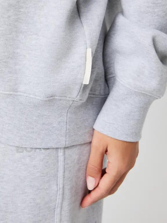 bjorn_borg STUDIO OVERSIZED HOODIE — LIGHT GREY MELANGE 4/5