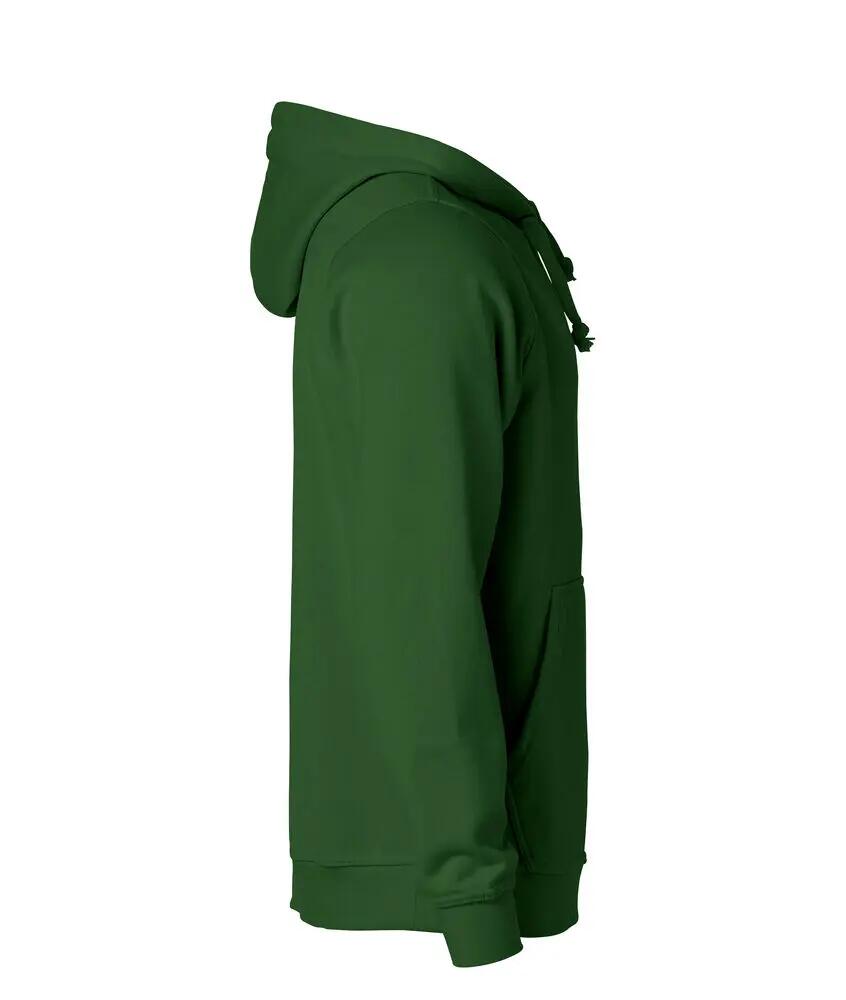 clique Basic Hoody sweatshirt com capuz unissexo, tecido anti-pilling 4/4