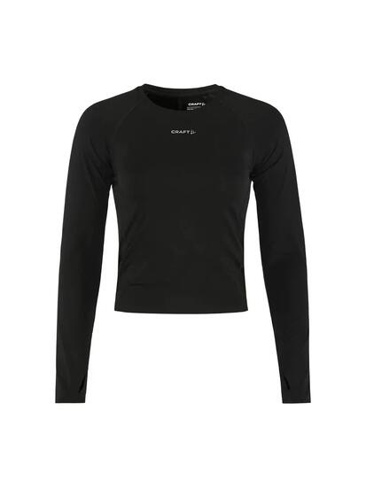 craft Hypervent Tight Longsleeve W – Tee-shirt manches longues ajustée, noir