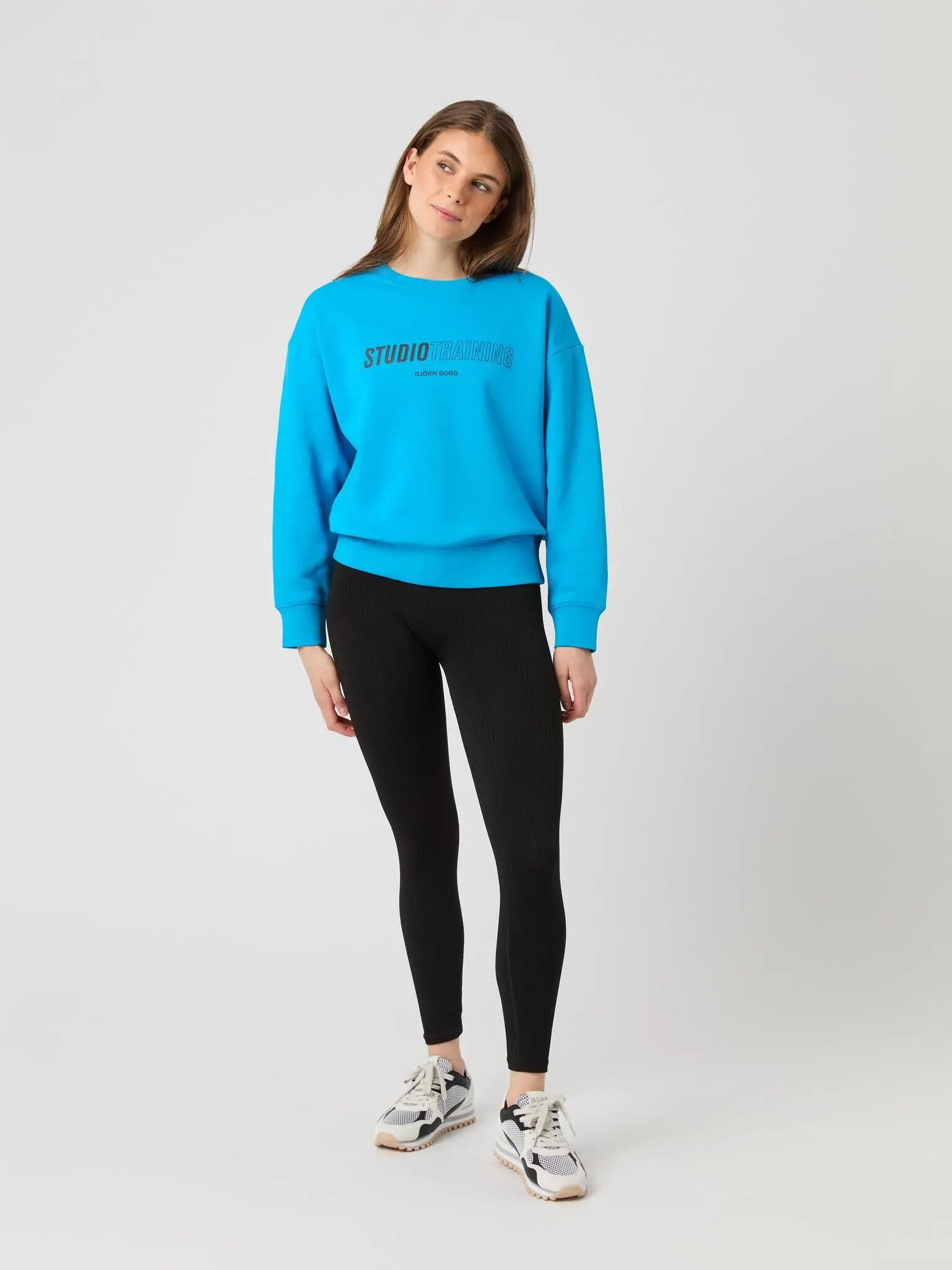 bjorn_borg BORG BOYFRIEND SWEATSHIRT ATOMIC BLUE donna 3/5