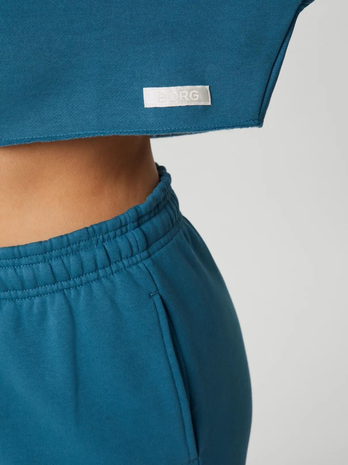 bjorn_borg STUDIO OVERSIZED CROPPED CREW — MALLARD BLUE 4/5