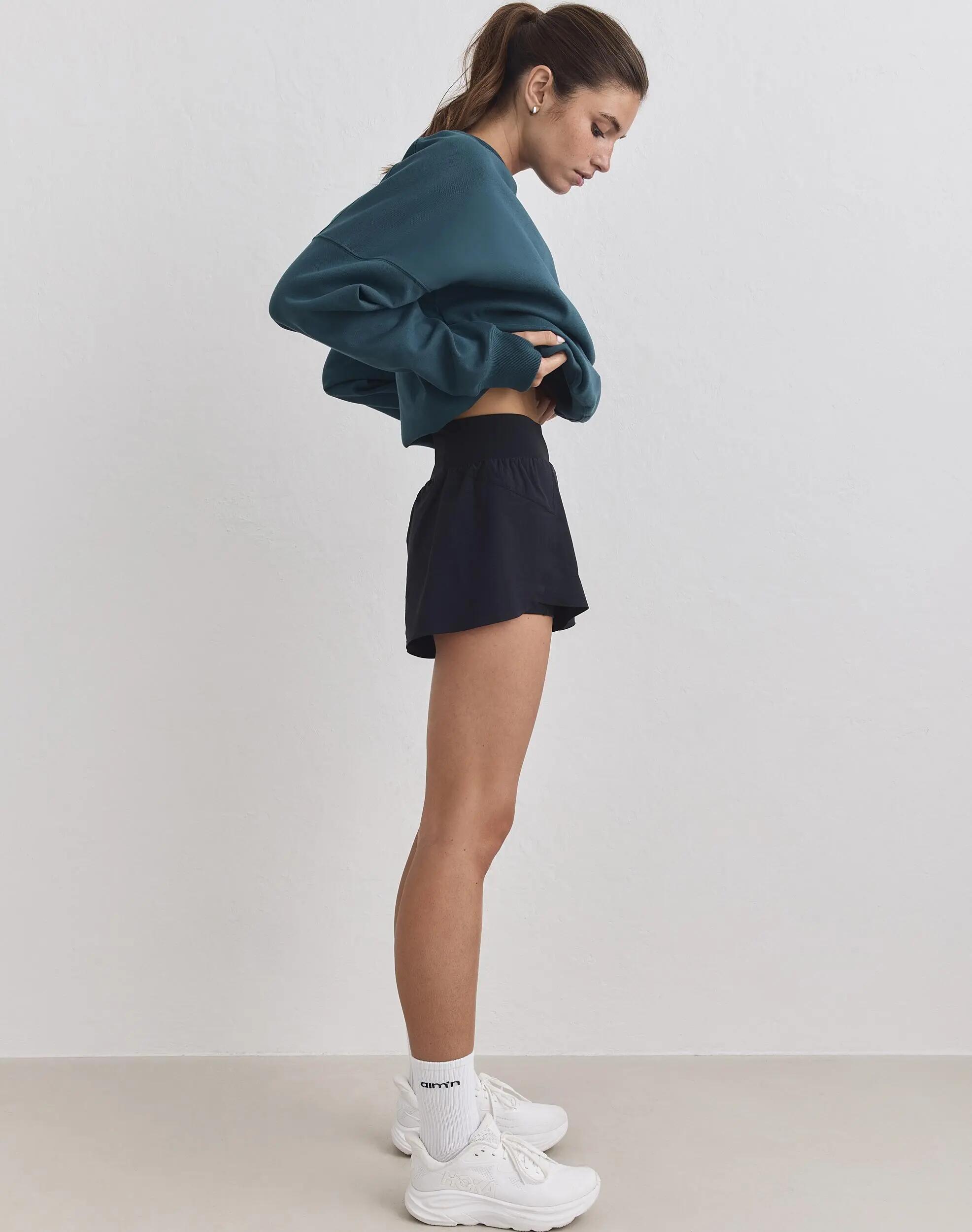 Femme Sweat de Course Respirant Évacuation de l'humidité Le Run Lagon 4/5