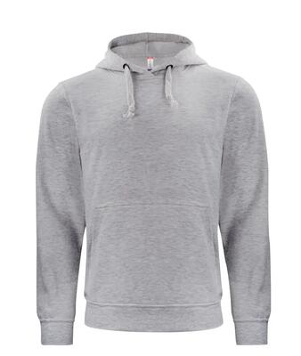 Clique basic hoody unisex hooded sweatshirt grijs mélange – grey melange
