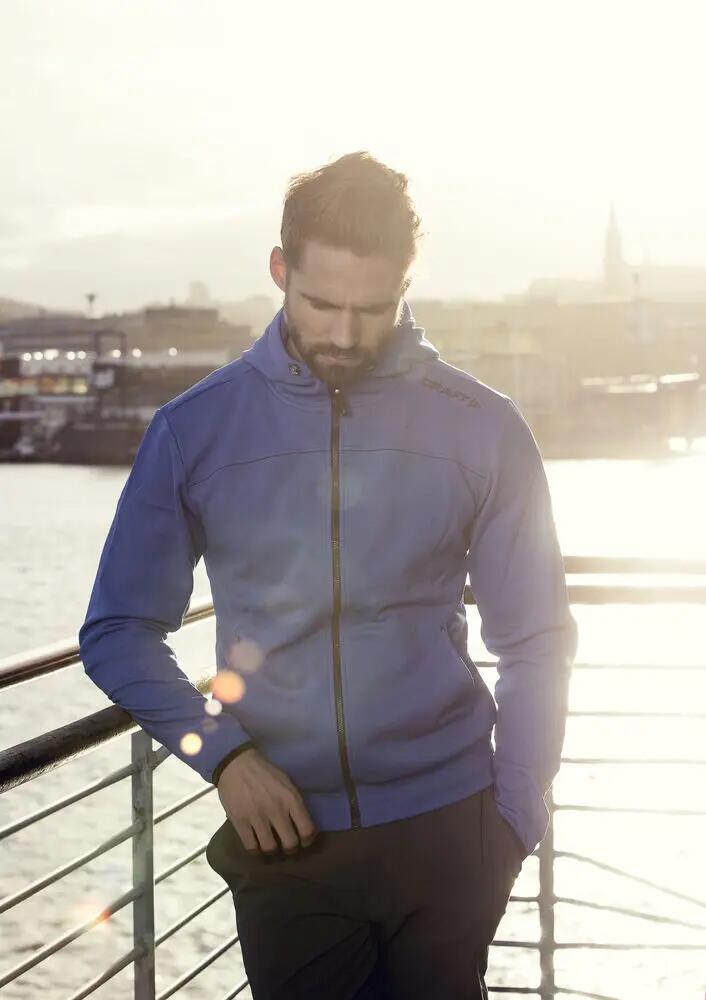 craft Casaco com Capuz Leisure Full Zip M em 100% Poliéster 6/7