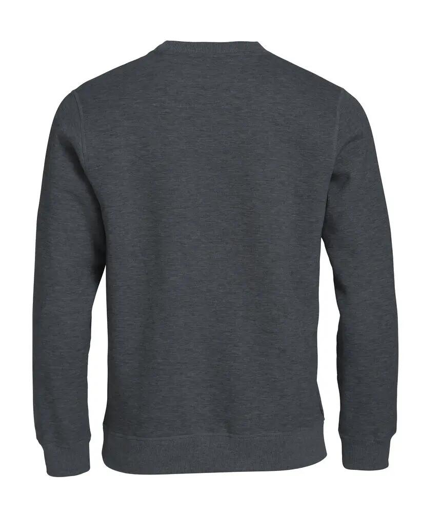 clique Classic Roundneck unisex trui ronde hals met verborgen ritssluiting zak 2/4