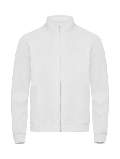 clique Basic Cardigan en sweat résistant - blanc