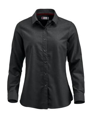 Clique garland oxford-blouse lange mouwen katoen