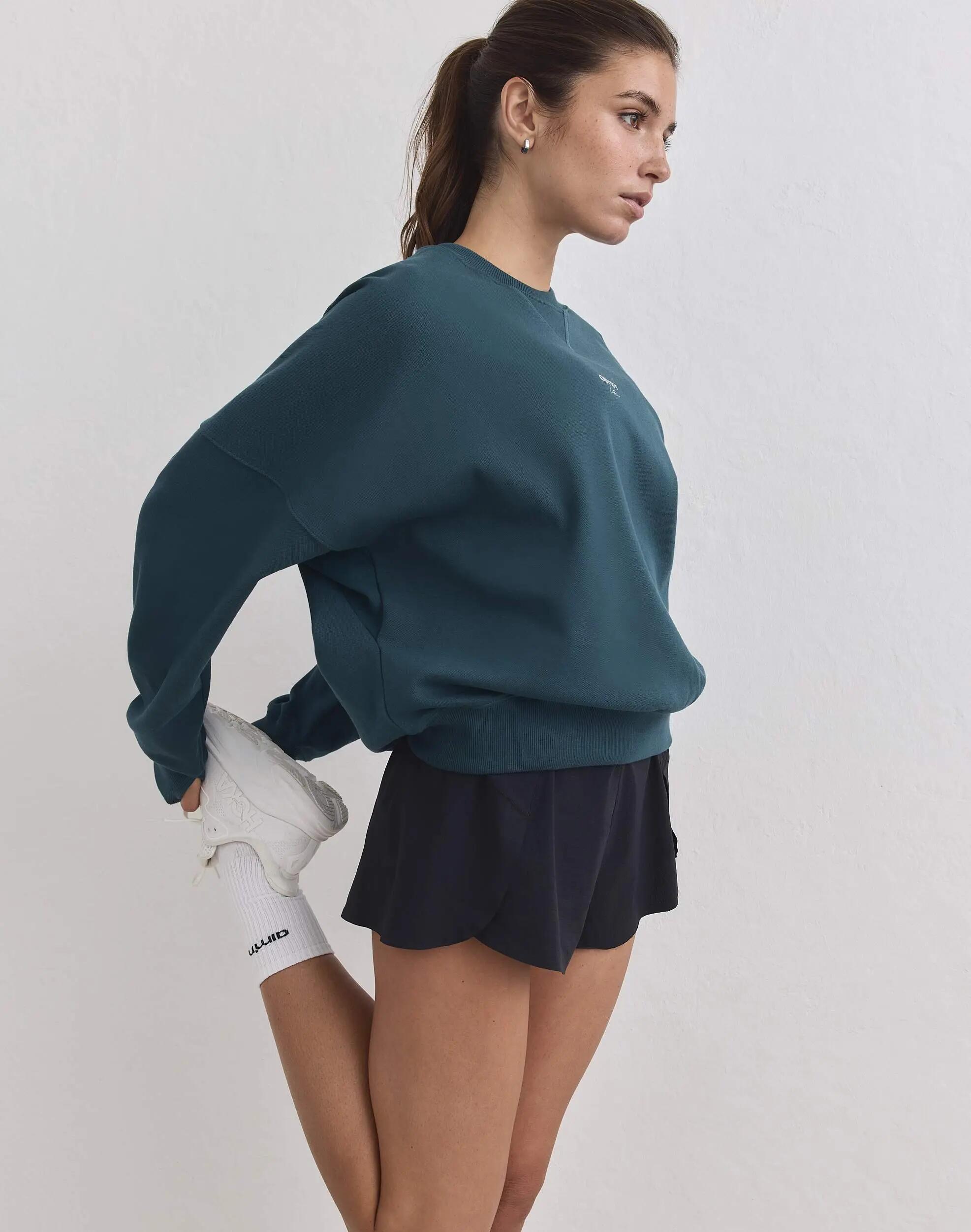 Femme Sweat de Course Respirant Évacuation de l'humidité Le Run Lagon 3/5