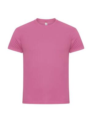 Clique basic active-t heren t‑shirt 100% polyester active pink
