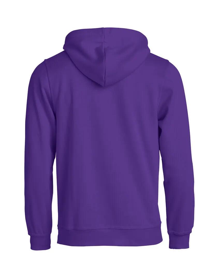 clique Basic Hoody sweatshirt com capuz unissexo, acabamento anti-pilling 2/4