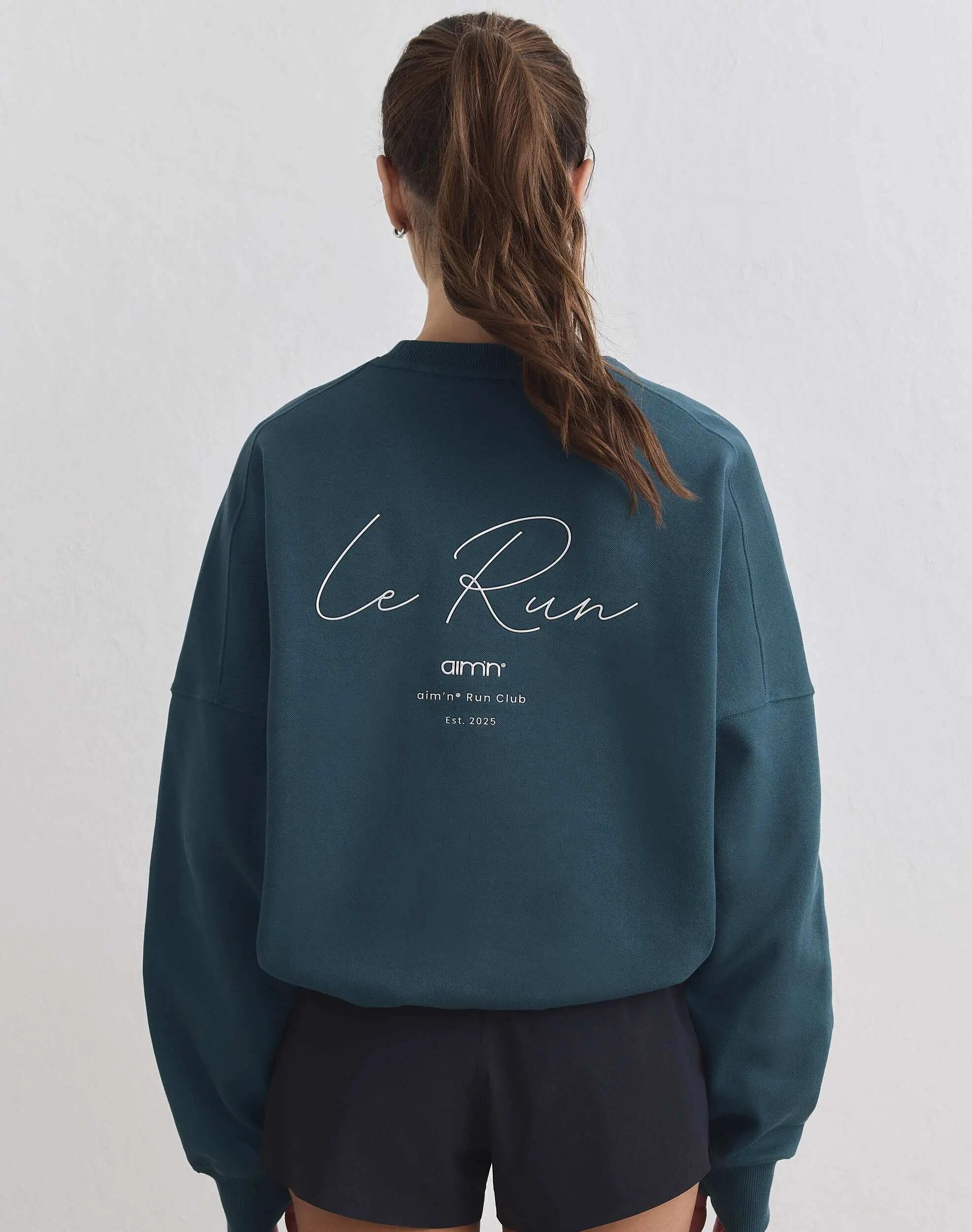 Femme Sweat de Course Respirant Évacuation de l'humidité Le Run Lagon 2/5