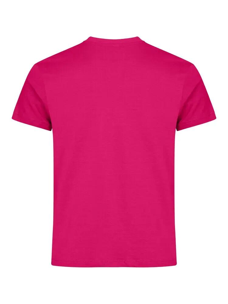 clique Basic-T — T-shirt près du corps en coton, bright cerise 4/5