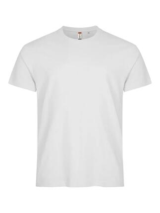 clique Basic-T T-shirt homme ajustée en coton blanc – white