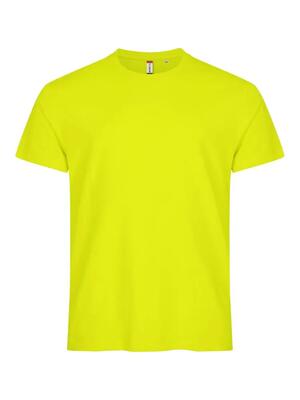 Clique basic-t heren t-shirt aansluitend katoen - visibility green