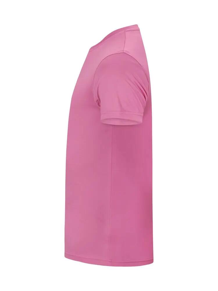 clique Basic Active-T Heren T-shirt 100% polyester – Active Pink 3/4