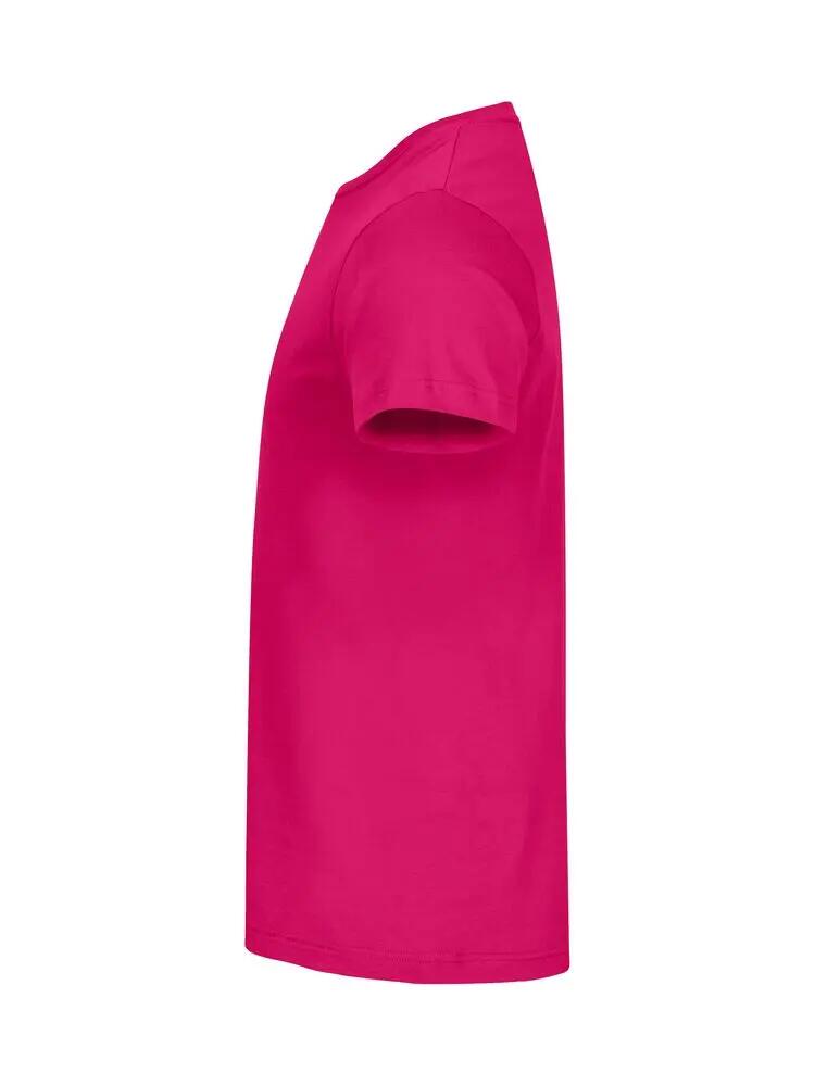 clique Basic-T — T-shirt près du corps en coton, bright cerise 2/5