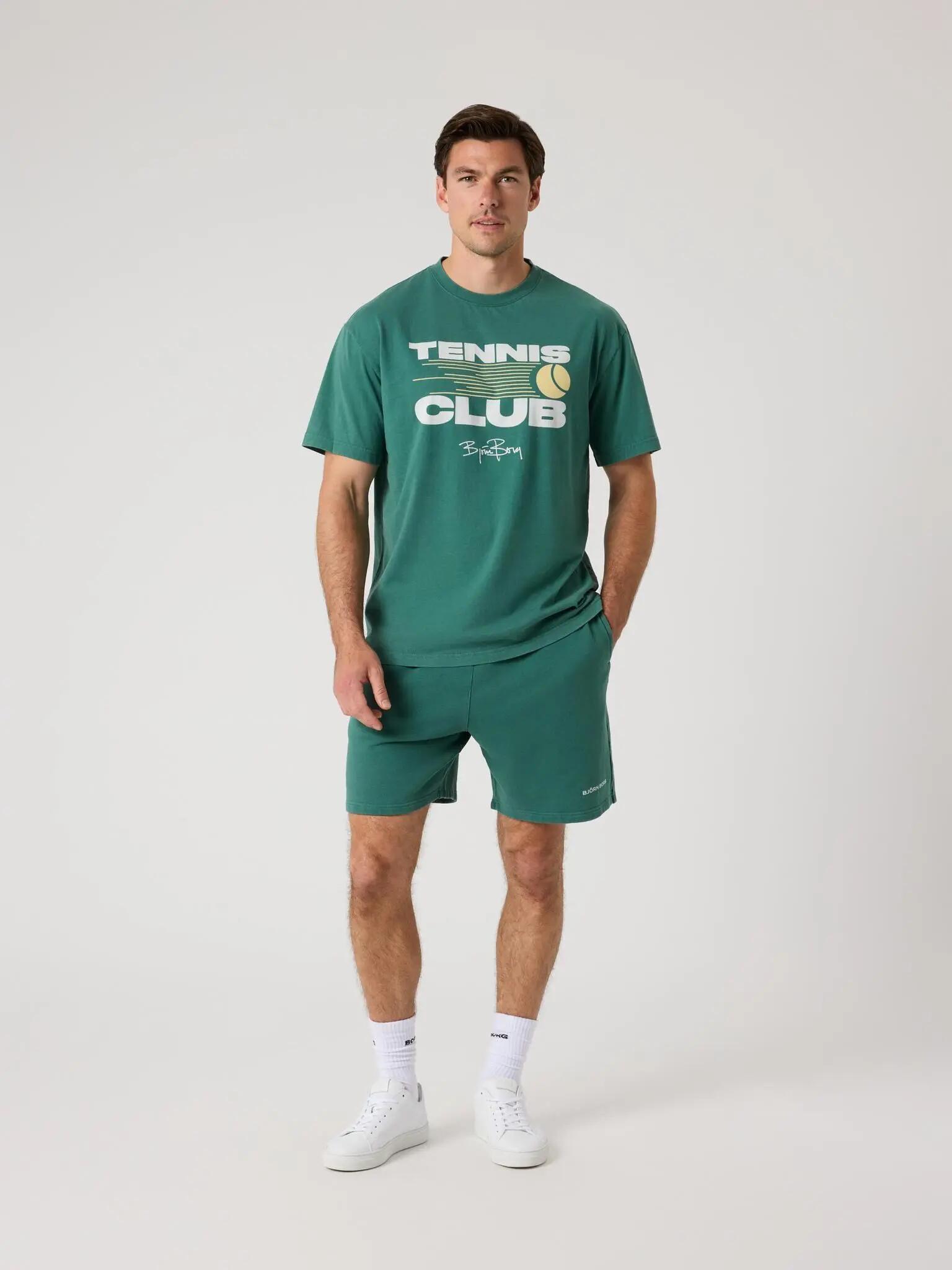 bjorn_borg BORG CLASSIC PRINT T-SHIRT colore MALLARD GREEN 3/5