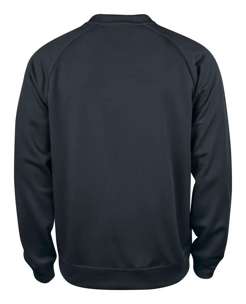 clique Basic Active Roundneck sweatshirt cuello redondo preta poliéster 2/4