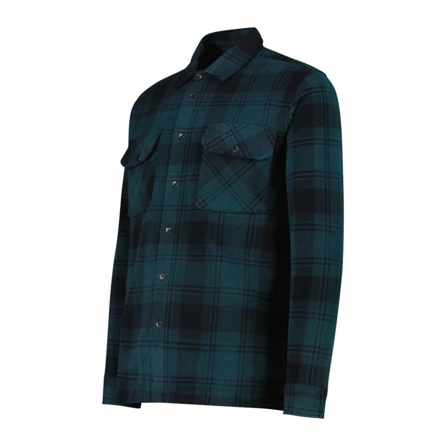 cmp Man Shirt – camicia uomo in 100% poliestere, colore E958 Alpine 6/7