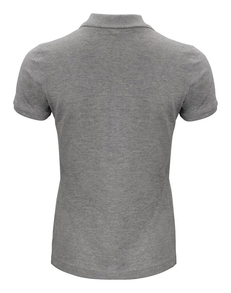 clique Classic OC Polo Mulher 100% algodão orgânico cinzento mesclado 2/4