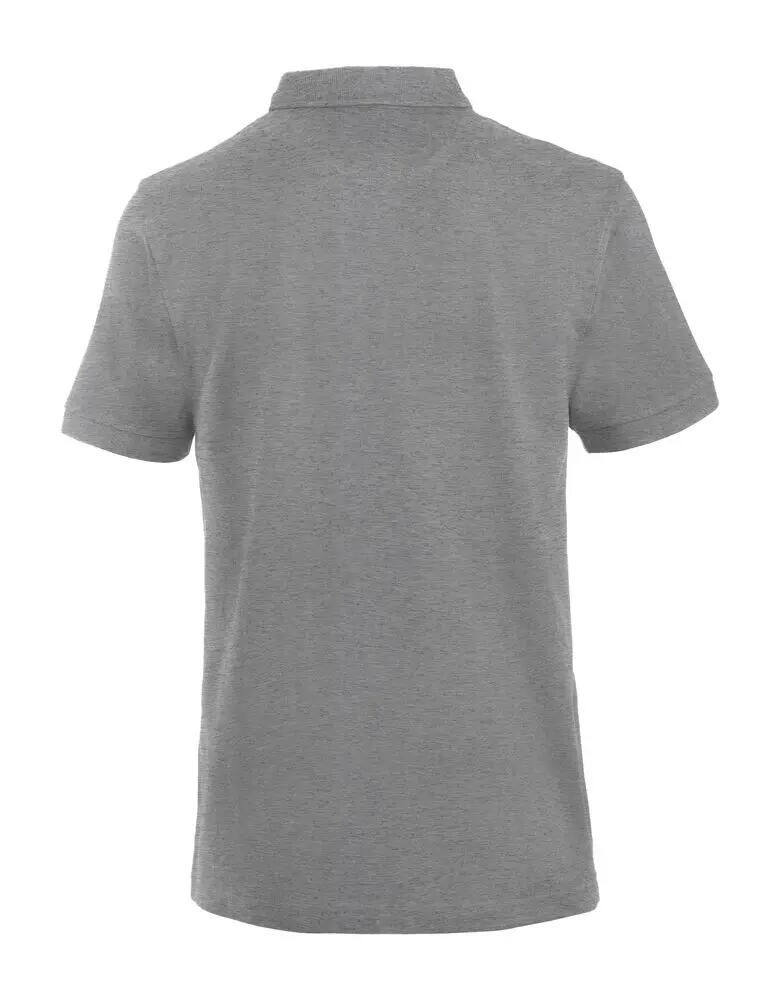 clique Polo Lincoln uomo in cotone pettinato - grigio mélange 2/4