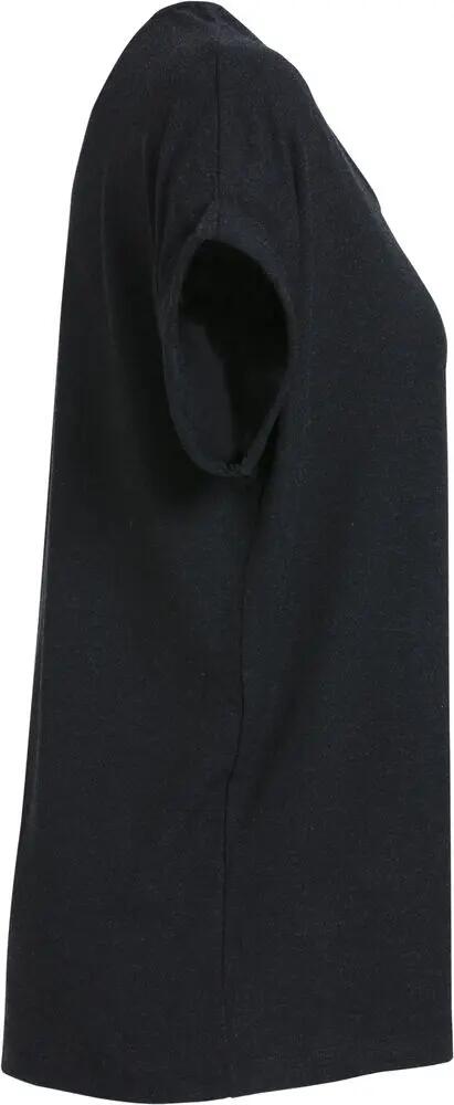 clique T-shirt donna Katy in viscosa morbida, fit loose, nero 2/4