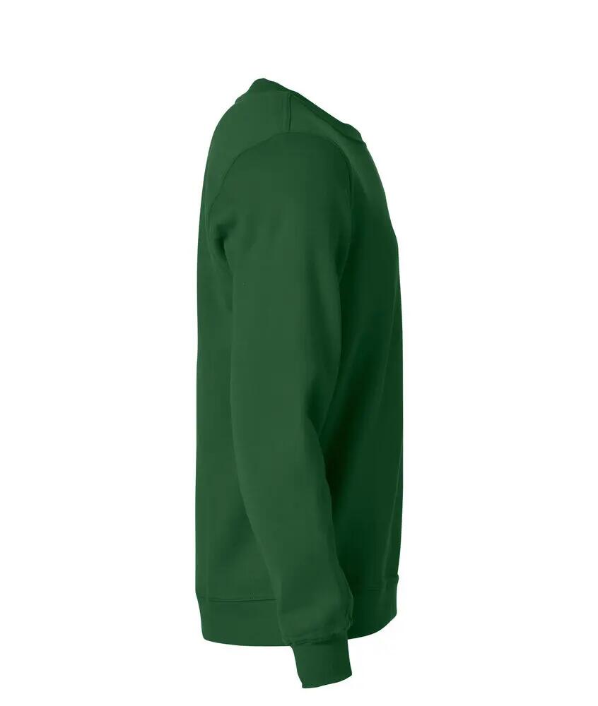 clique Basic Roundneck sweatshirt unissexo, tecido anti-pilling 4/4