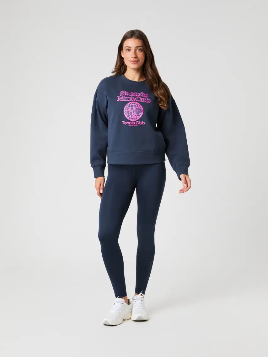 bjorn_borg BORG BOYFRIEND SWEATSHIRT OUTERSPACE 3/4