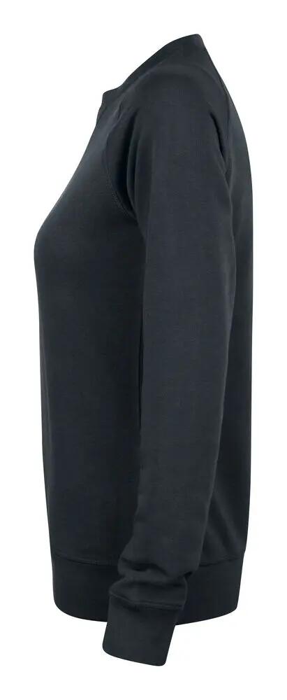 clique Premium OC Roundneck Women — felpa girocollo in cotone bio 3/4