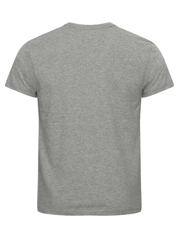 clique Classic OC-T heren T‑shirt 100% biologisch katoen grijs melange 4/4