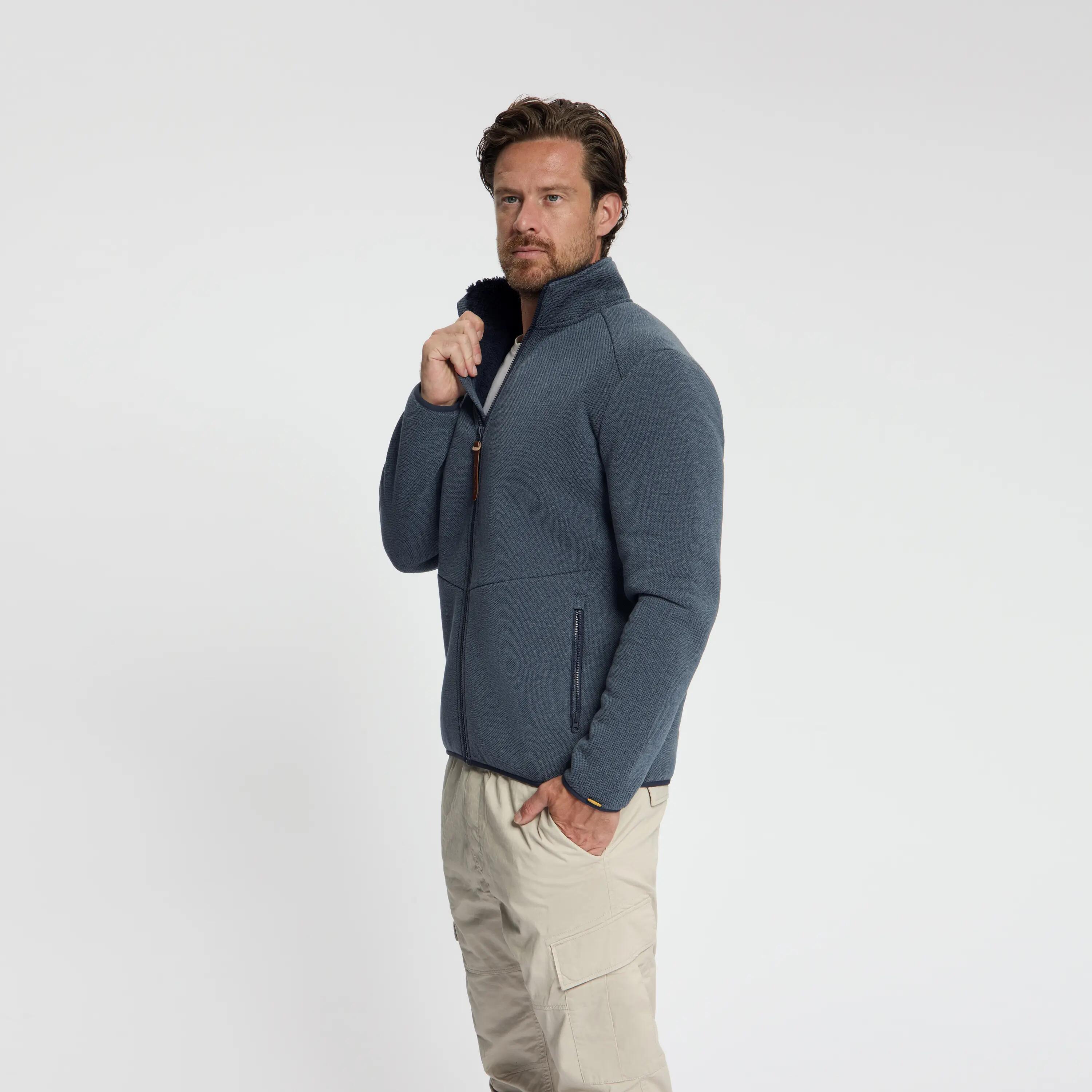 Joey Homme - Veste d'extérieur - Doublure en peluche - Bleu marine 2/6