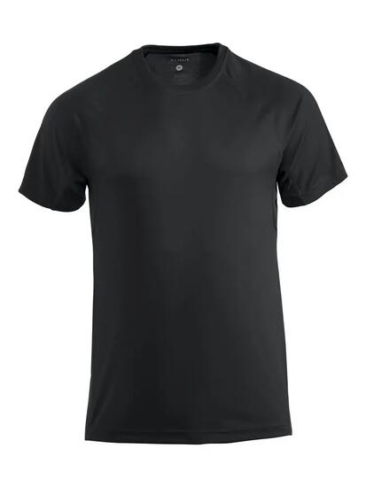 clique Premium Active-T Herren-Funktionsshirt atmungsaktiv – black