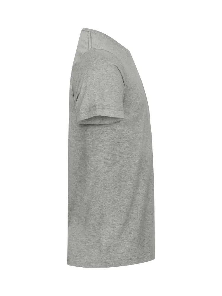 clique Classic OC-T heren T‑shirt 100% biologisch katoen grijs melange 3/4
