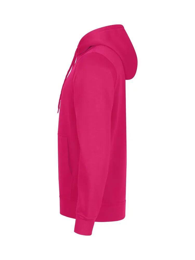 clique Miami Hoody em algodão e poliéster reciclado - Bright Cerise 4/4